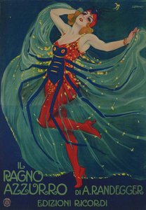 A kék pók A kék pók, Alberto Iginio Randegger, 1916.