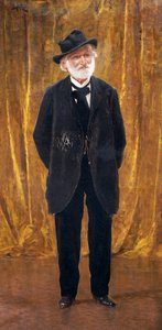 Giuseppe Verdi portréja (olaj, vászon)