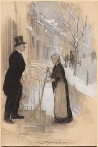 Vázlat a „Nem becsületesen elbocsátva” illusztrálására alkotó: Leroy William Jacobs