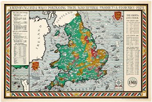 Anglia és Wales térképe