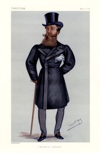 Henry Hope Crealock vezérőrnagy – álló portré bottal és cilinderrel