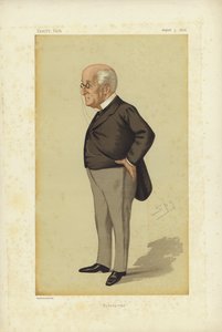 James Manby Gully, MD, Hydropathy, Vanity Fair Cartoon (színes litho) alkotó: Leslie Matthew Ward