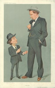Ben Tillett és John Ward, Munkásemberek, 1909. július 29., Vanity Fair rajzfilm alkotó: Leslie Matthew Ward