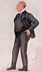 Cecil Rhodes brit születésű dél-afrikai pénzember, államférfi és birodalomépítő, 1891 alkotó: Leslie Matthew Ward