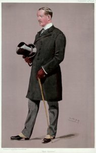 East Sussex, Brookfield ezredes, brit katona és politikus, 1898. alkotó: Leslie Matthew Ward