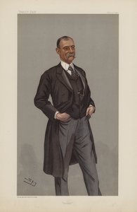 Frederick Treves, Freddie, 1900. július 19., Vanity Fair rajzfilm (chromolitho) alkotó: Leslie Matthew Ward