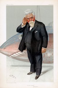 Hiram Stevens Maxim amerikai születésű brit feltaláló és mérnök, 1904 alkotó: Leslie Matthew Ward
