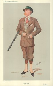 Lord John Savile, Rufford Abbey, 1908. április 15., Vanity Fair rajzfilm alkotó: Leslie Matthew Ward