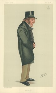 Lord Tollemache, Cheshire, 1881. április 30., Vanity Fair karikatúra alkotó: Leslie Matthew Ward