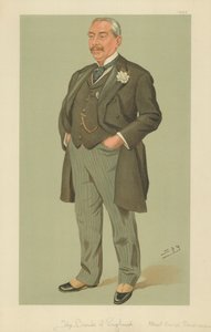 Albert George Sandeman, The Bank of England, 1895. szeptember 12., Vanity Fair rajzfilm alkotó: Leslie Matthew Ward