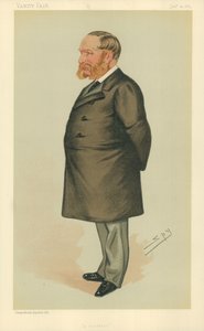 Charles Henry Wilson, Egy squatter, 1885. január 24., Vanity Fair rajzfilm (színes litó) alkotó: Leslie Matthew Ward
