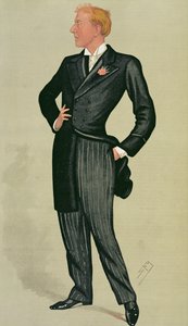 Herbert Beerbohm Tree (1852-1917), „Spy” rajzfilm a Vanity Fairből, 1890. július 12. alkotó: Leslie Matthew Ward