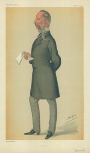 Mr John Tenniel, Punch, 1878. október 26., Vanity Fair rajzfilm alkotó: Leslie Matthew Ward