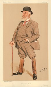 Mr William Montagu Tharp, Chippenham Park, 1894. június 21., Vanity Fair rajzfilm alkotó: Leslie Matthew Ward