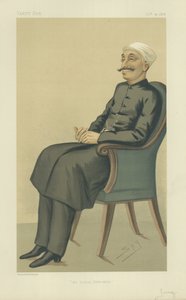 Nawab Sir Salar Jung, Egy indiai államférfi, 1876. október 14., Vanity Fair rajzfilm alkotó: Leslie Matthew Ward