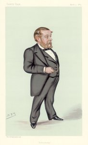 Richard Anthony Proctor angol csillagász, matematikus és népszerű tudományos író, 1883 alkotó: Leslie Matthew Ward