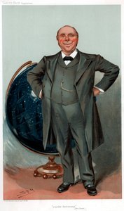 Robert Stawell Ball brit csillagász, matematikus, előadó és a tudomány népszerűsítője, 1905 alkotó: Leslie Matthew Ward