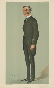 Sir Thomas Henry Sanderson, Foreign Affairs, 1898. november 10., Vanity Fair rajzfilm alkotó: Leslie Matthew Ward