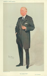 Sir Thomas Shaughnessy, The Canadian Pacific, 1908. augusztus 26., Vanity Fair rajzfilm alkotó: Leslie Matthew Ward