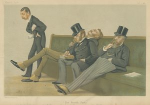 Spencer-Churchill, Balfour, Drummond-Wolff és Gorst alkotó: Leslie Matthew Ward