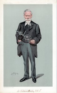 William Crookes brit fizikus és kémikus, 1903 alkotó: Leslie Matthew Ward
