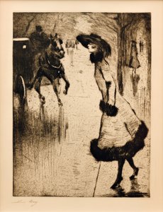Hölgy lótaxit hív alkotó: Lesser Ury