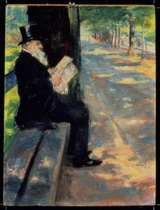 Gentleman in a Zoo, 1900 körül alkotó: Lesser Ury