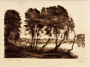 Schlachtensee I alkotó: Lesser Ury