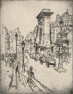 "A Porte St Denis", 1915