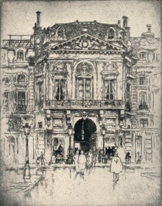"The Porte de Valois, Palais-Royal", 1915