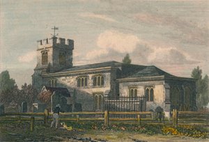 „Finchley Church, Middlesex”, 1815 alkotó: Letitia Byrne