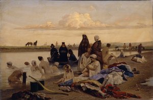 Szerzetesek. Rosszul sodort, 1870-es évek alkotó: Lev Grigoryevich Solovyev