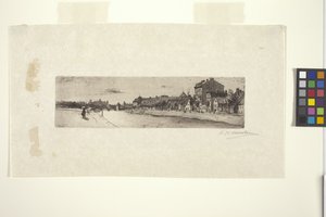 Az Isar folyó (tinta)