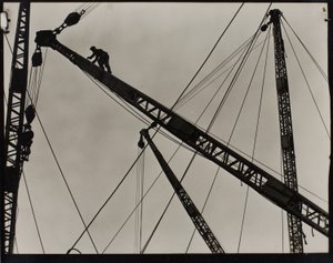 Derrick munkás az Empire State Building-en alkotó: Lewis Wickes Hine
