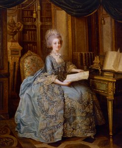 La Petite Reine vagy Madame Sophie portréja, 1770-74 körül (olaj, vászon) alkotó: Lié Louis Périn-Salbreux
