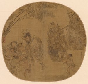 A Knickknack Peddler, 1212. alkotó: Li Song