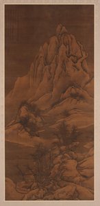 Hókép Guo Xi, Qing-dinasztia után, 1702. alkotó: Li Yin