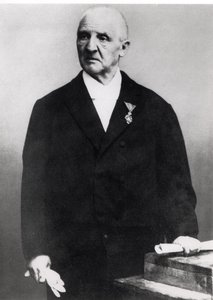 Anton Bruckner (1824-96) (f/w fotó) alkotó: Unbekannt Unbekannt