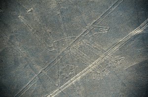 Kutya, Nazca vonalak, Nazca, Peru, Nazca civilizáció (fotó) alkotó: Unbekannt Unbekannt