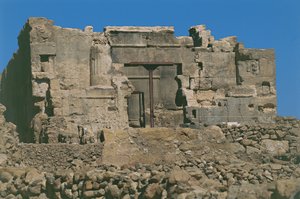 Egyiptom. Ősi Aghurmi a Siwa (Siwah) oázisban. Az Orákulum temploma vagy Amon temploma. 26. dinasztia, ie 664-525 alkotó: Unbekannt Unbekannt