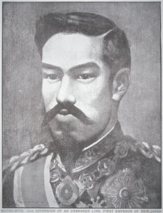 Mutsuhito japán császár (litho) alkotó: Unbekannt Unbekannt