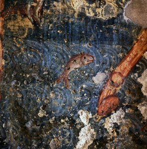 Hal, freskórészlet az Agios Georgios kolostorban, Diavaide, Kréta, Görögország (fotó) alkotó: Unbekannt Unbekannt