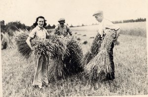 Fénykép Adele Astaire-ről a betakarítás idején (f/w fotó) alkotó: Unbekannt Unbekannt