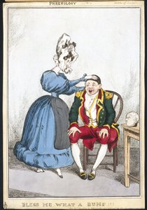 Frenológia „Bless Me What a Bump”, c 1820-1830 alkotó: Unbekannt Unbekannt
