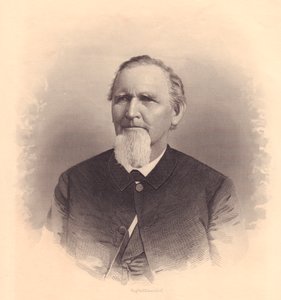 John L Smith amerikai metodista lelkész portréja, FE Jones metszete, 1870 körül alkotó: Unbekannt Unbekannt