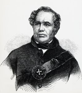 Eleazar Williams (1788-1858), anglikán lelkész portréja, aki csalárd módon azt állította, hogy ő Franciaország elveszett Dauphinja, metszet alkotó: Unbekannt Unbekannt