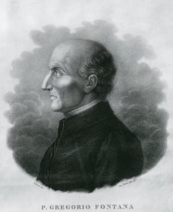 Gregorio Fontana (1735-1803) olasz matematikus portréja, metszet alkotó: Unbekannt Unbekannt