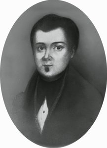 Jacopo Ruffini (1805-1833) olasz orvos és hazafi portréja, metszet alkotó: Unbekannt Unbekannt