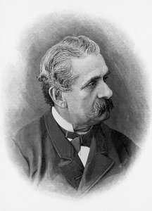 Paolo Ferrari (1822-1889) olasz drámaíró és író portréja, metszet alkotó: Unbekannt Unbekannt