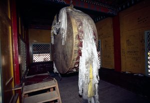 Imakerék a Ganden Sumtseling kolostorban Shangri-La-ban, más néven Zhongdian vagy Gyalthang, Yunnan, Kína alkotó: Unbekannt Unbekannt